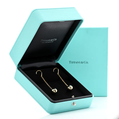 Tiffany 18K Yellow Gold 10mm HardWear Ball Hook Drop Earrings 5 of 5