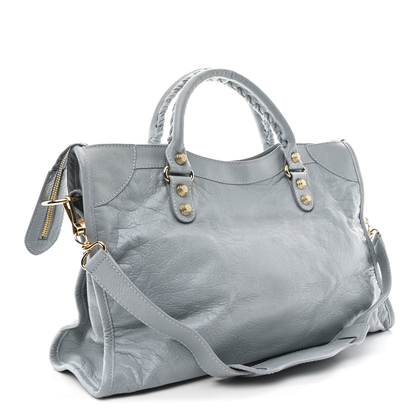 Agneau Giant 12 Gold Hardware City Bleu Opaline