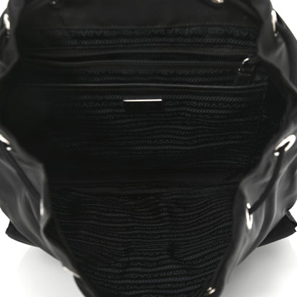 Prada Tessuto Nylon Saffiano Medium Backpack Black 5 of 9