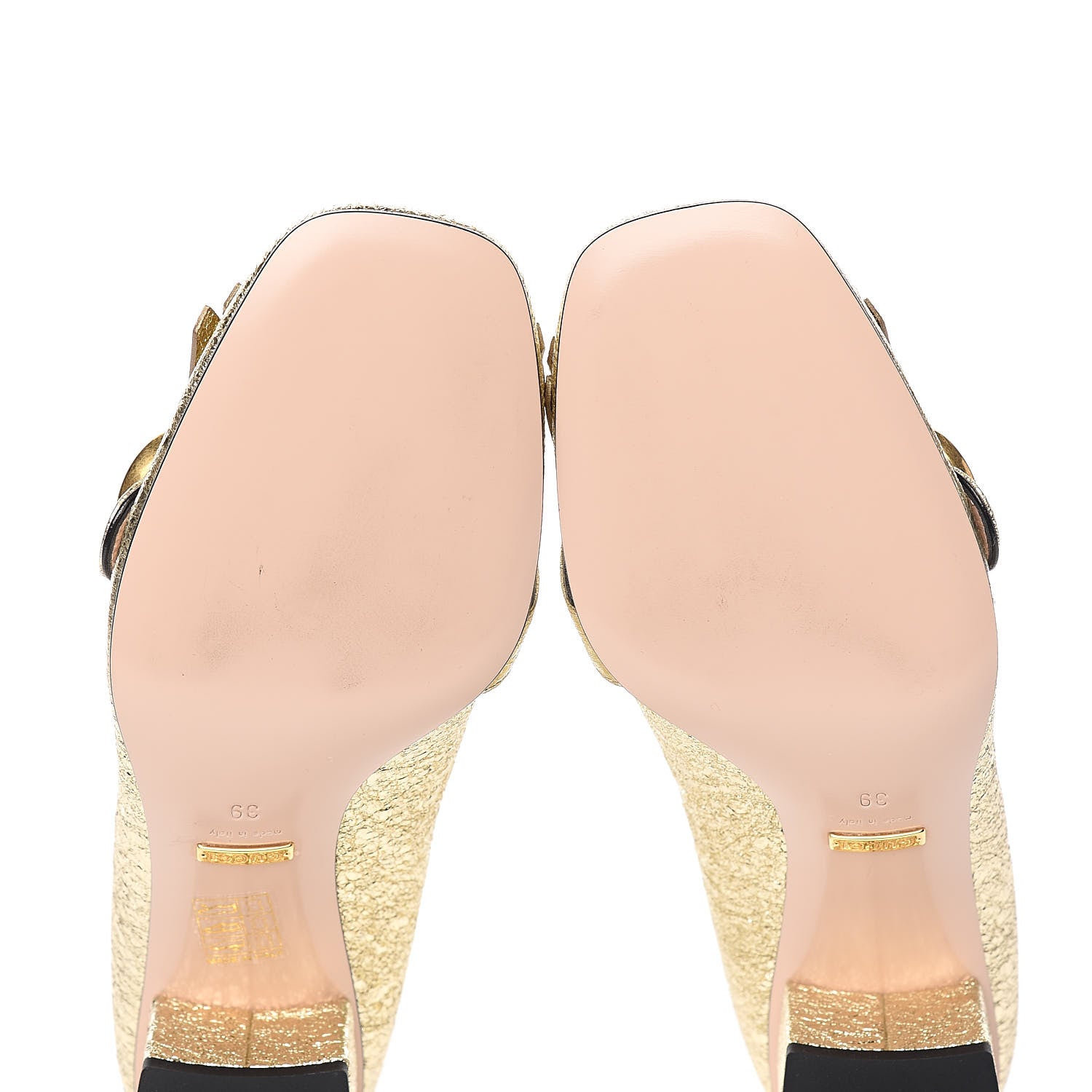 Gucci Galassia GG Marmont Fringe 50mm Loafer Pumps 39 Platino 6 of 12