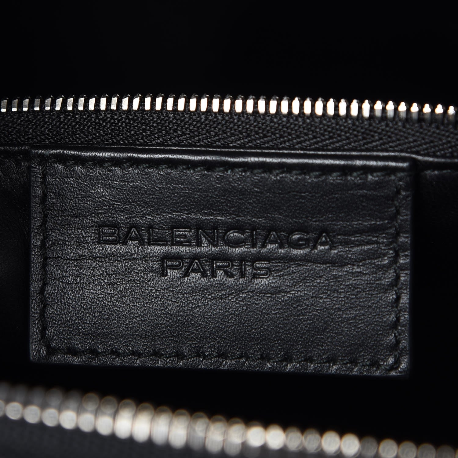 Balenciaga Calfskin Le Dix Zip Cartable Black 7 of 10