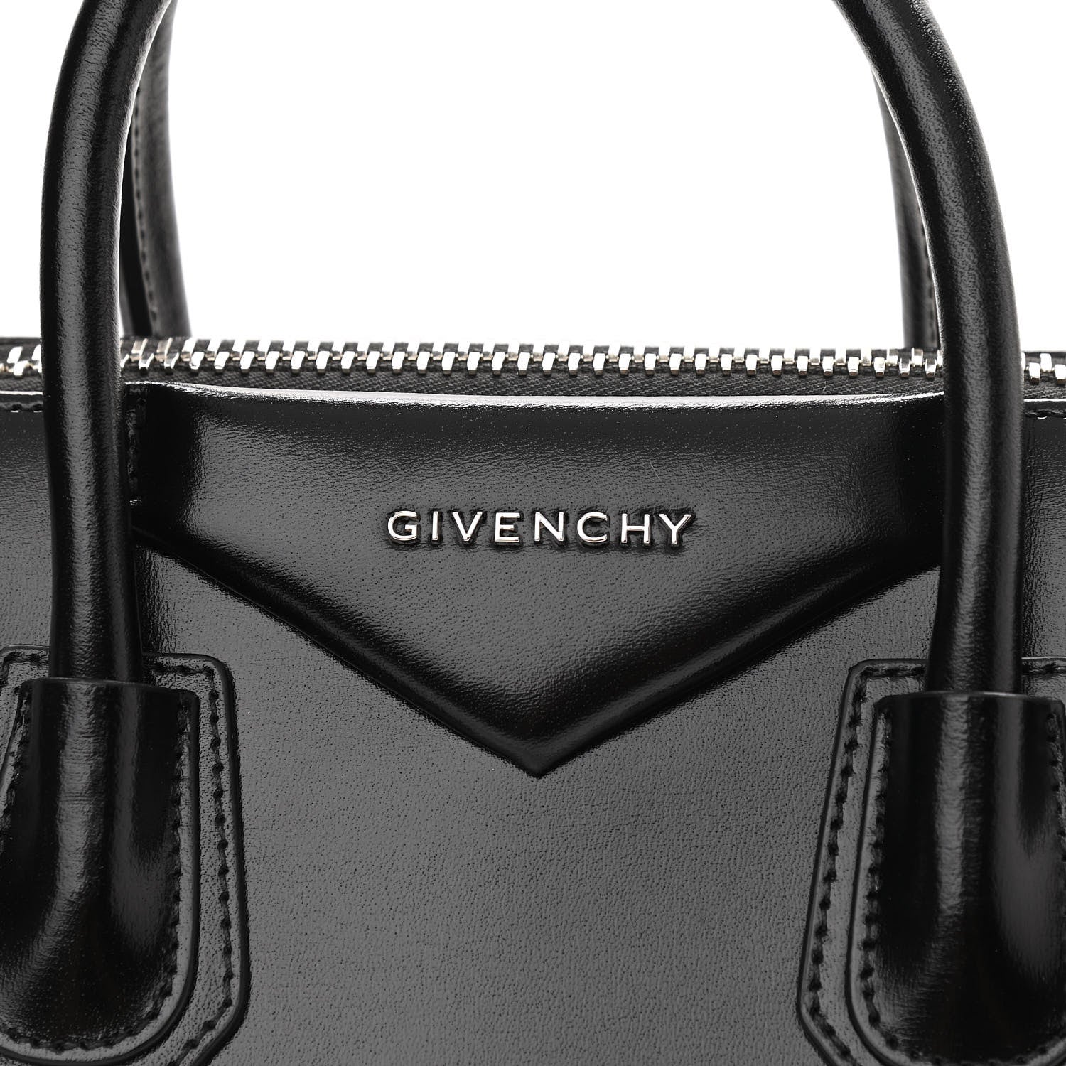 Givenchy Shiny Lord Calfskin Small Antigona Black 9 of 9