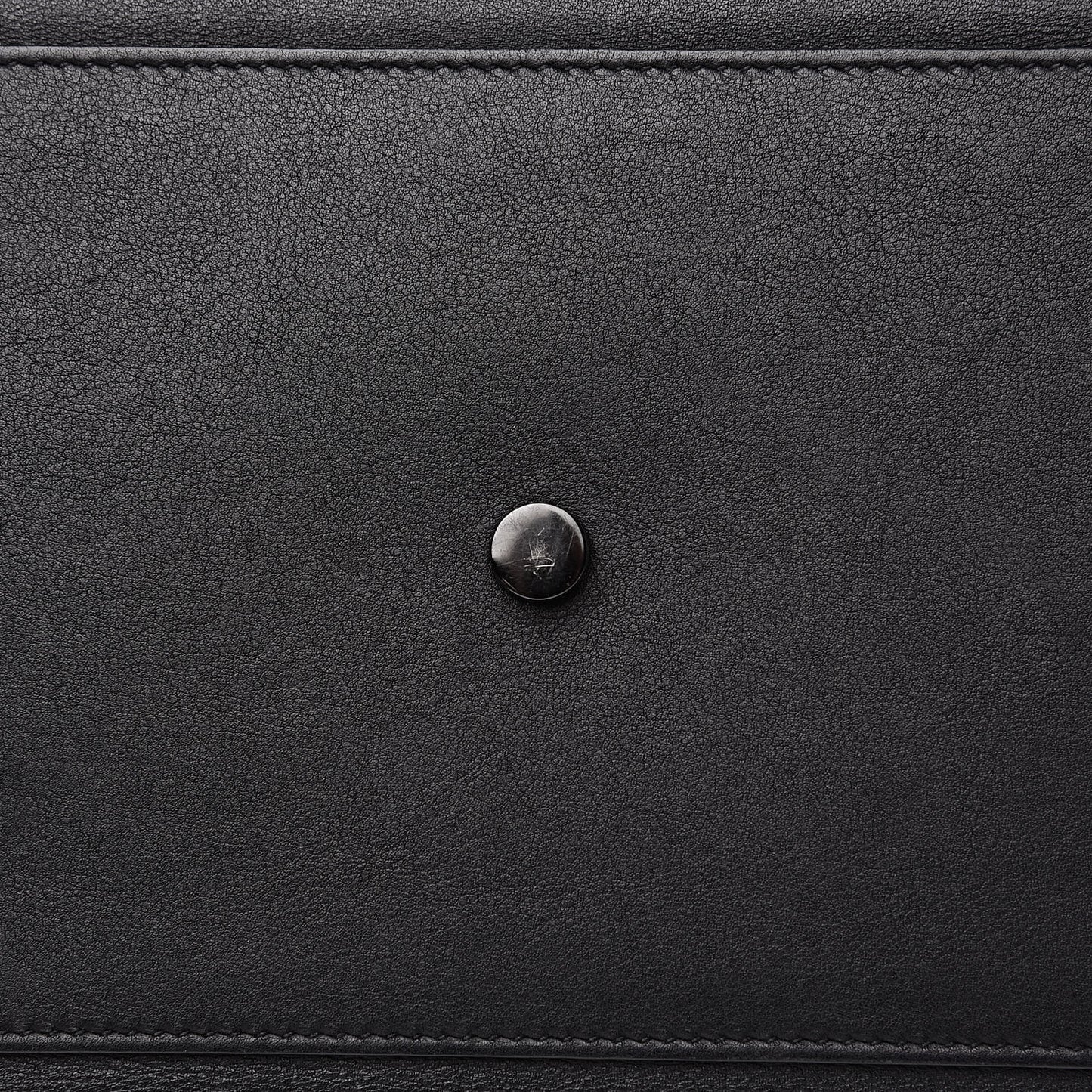 Smooth Calfskin Crocodile Embossed Small Monogram Downtown Cabas Black