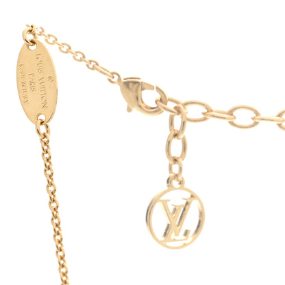 Louis Vuitton Enamel LV Iconic Necklace Gold Pink 5 of 7