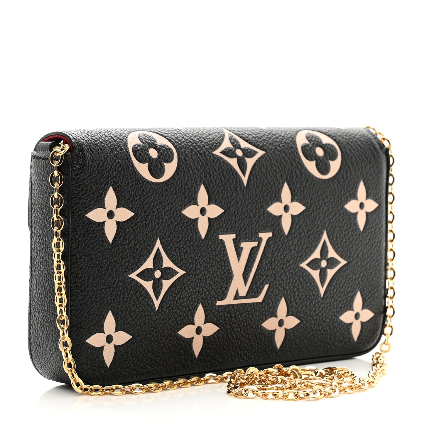 Empreinte Monogram Giant Felicie Pochette Black Beige