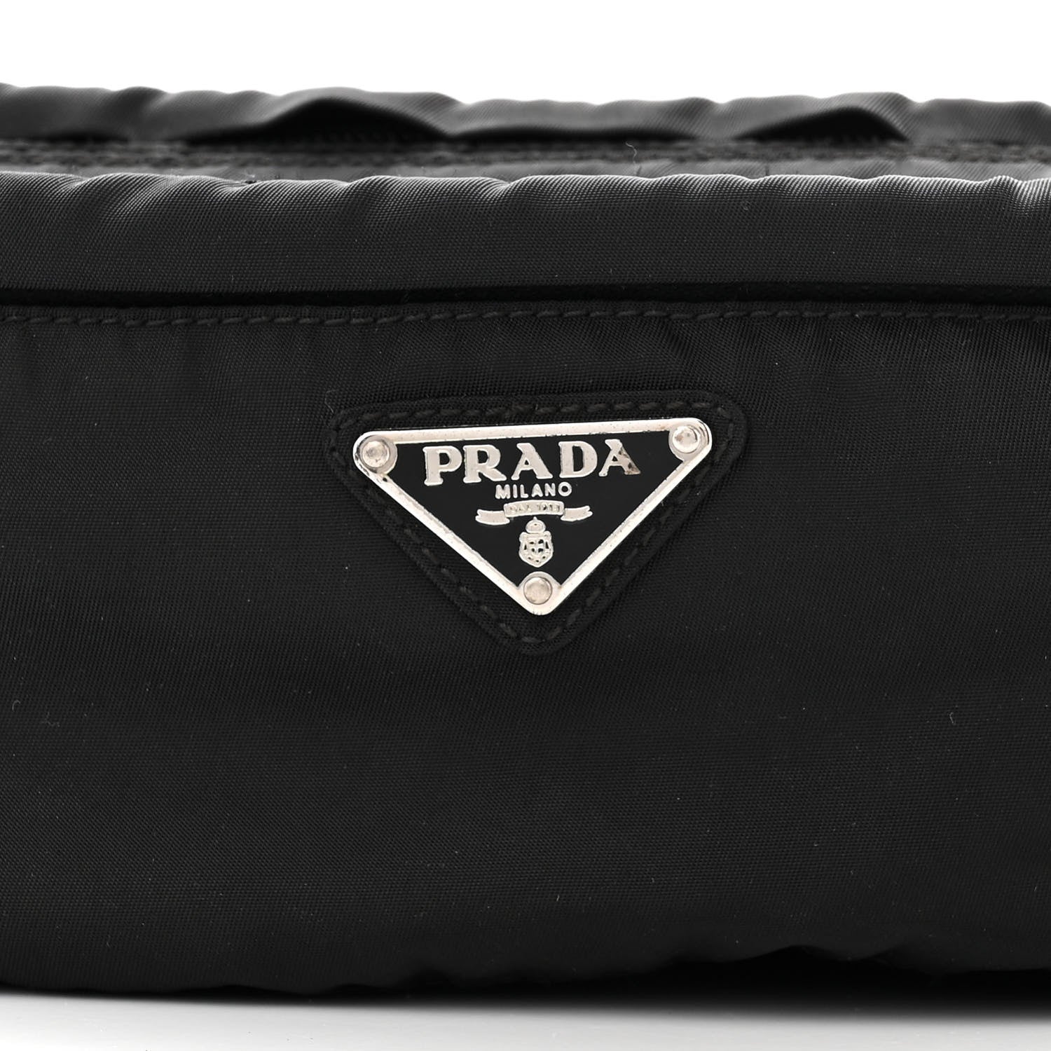 Prada Tessuto Nylon Montagna Belt Bag Black 8 of 11