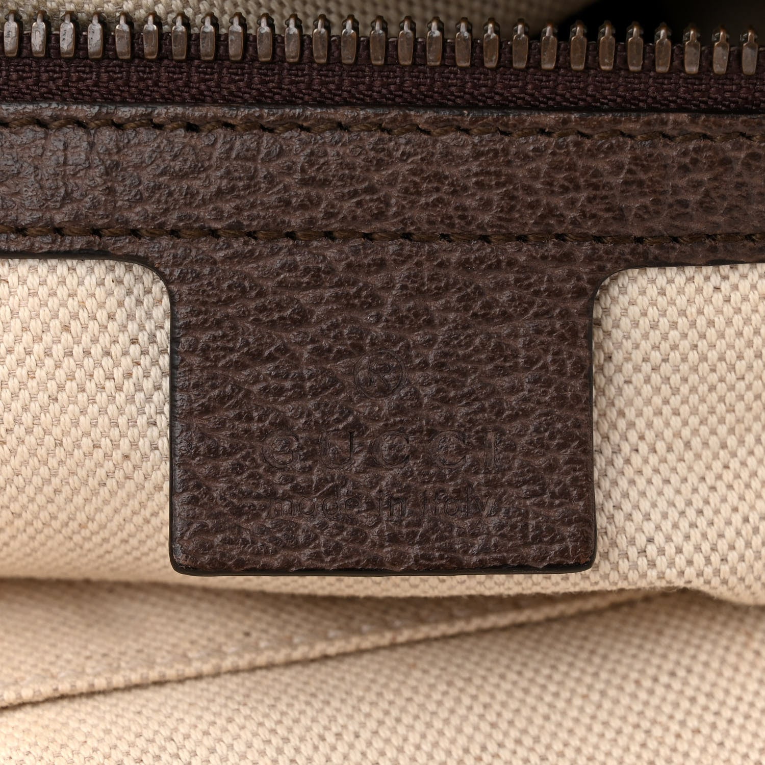 Gucci GG Supreme Monogram Web Medium Ophidia Messenger Bag Brown 6 of 14
