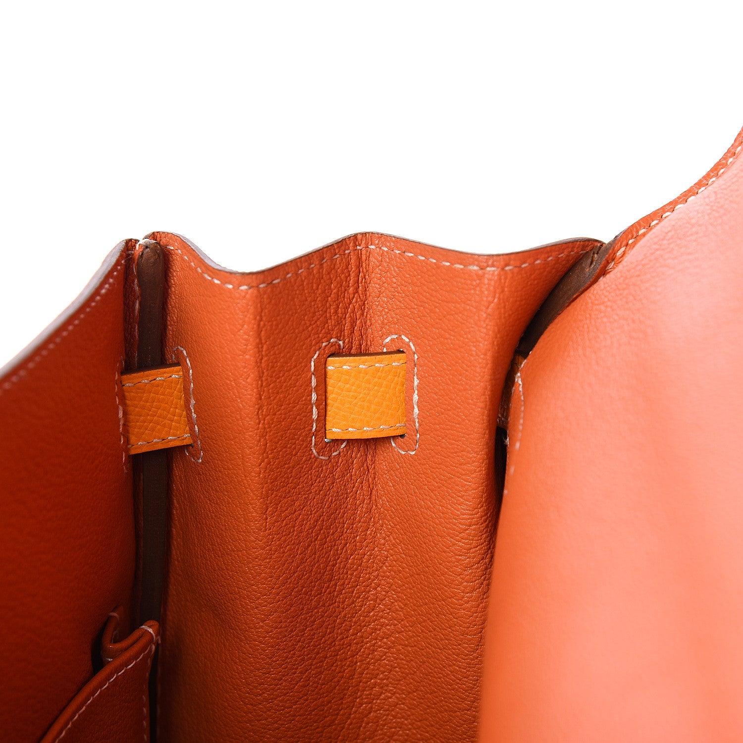 Hermes Epsom Candy Kelly Retourne 35 Jaune D'Or Feu 11 of 33