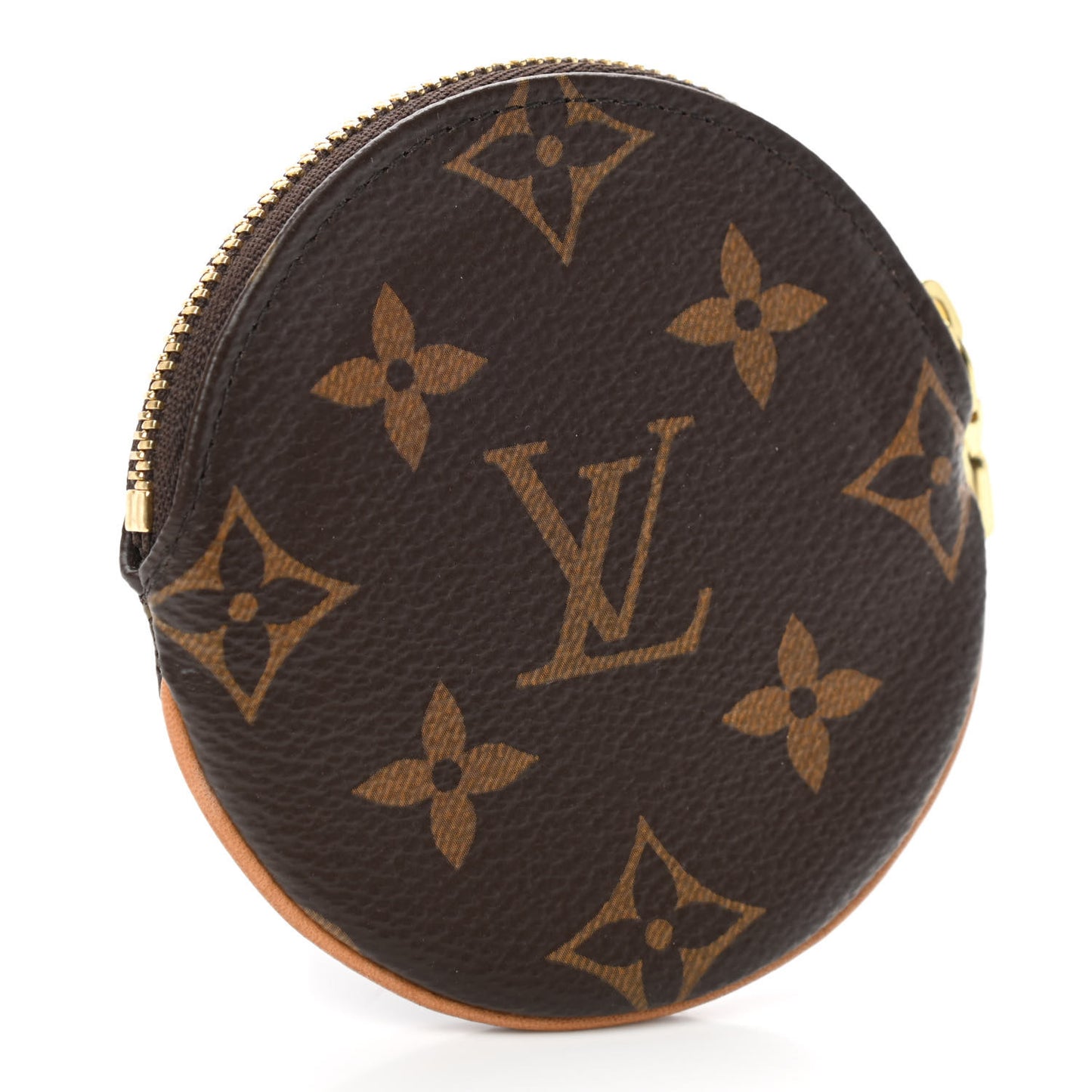 Monogram Round Coin Purse