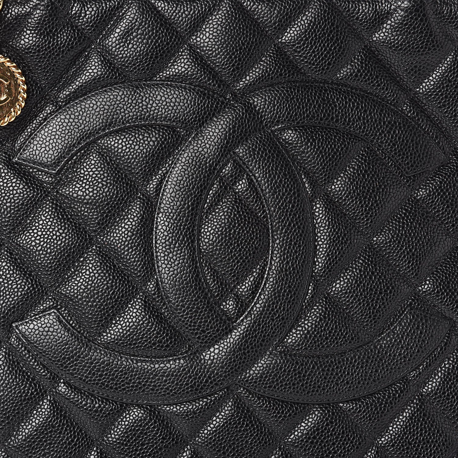 Chanel Caviar Quilted Medallion Tote Black 10 of 10