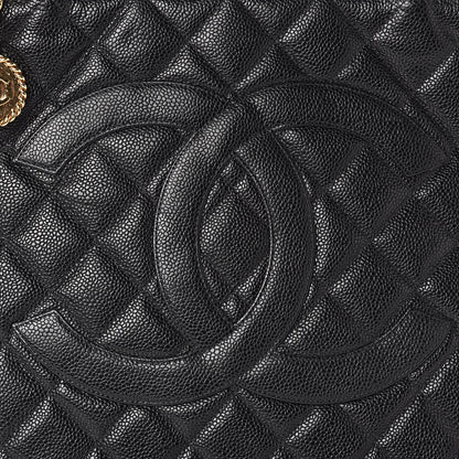 Chanel Caviar Quilted Medallion Tote Black 10 of 10