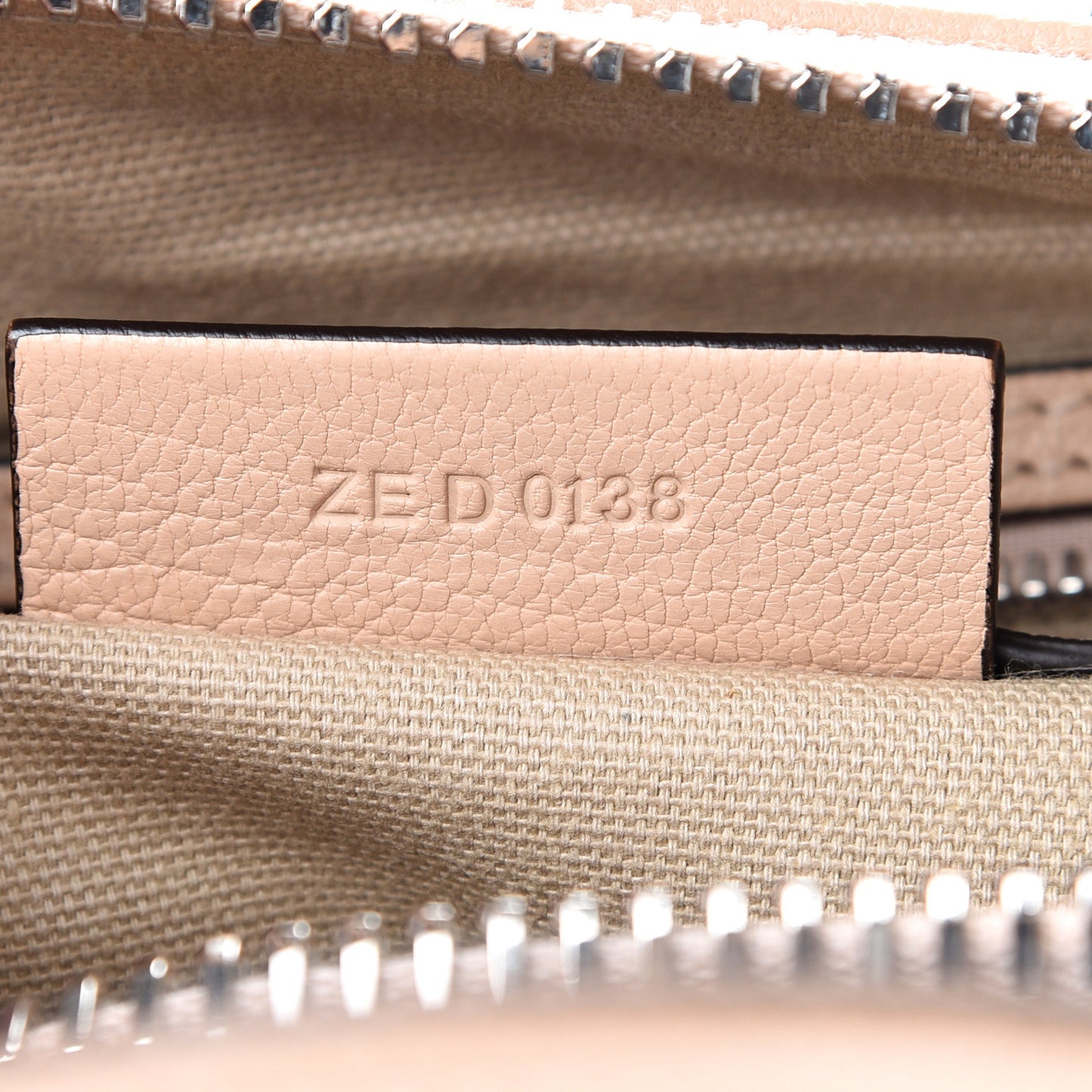 Sugar Goatskin Mini Antigona Powder