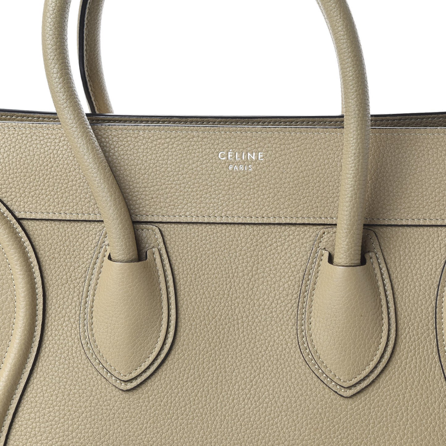 Drummed Calfskin Mini Luggage Dune