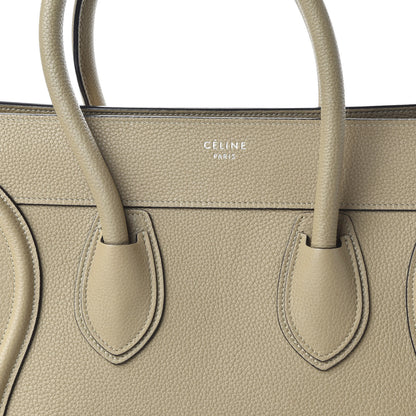 Celine Drummed Calfskin Mini Luggage Dune 9 of 9