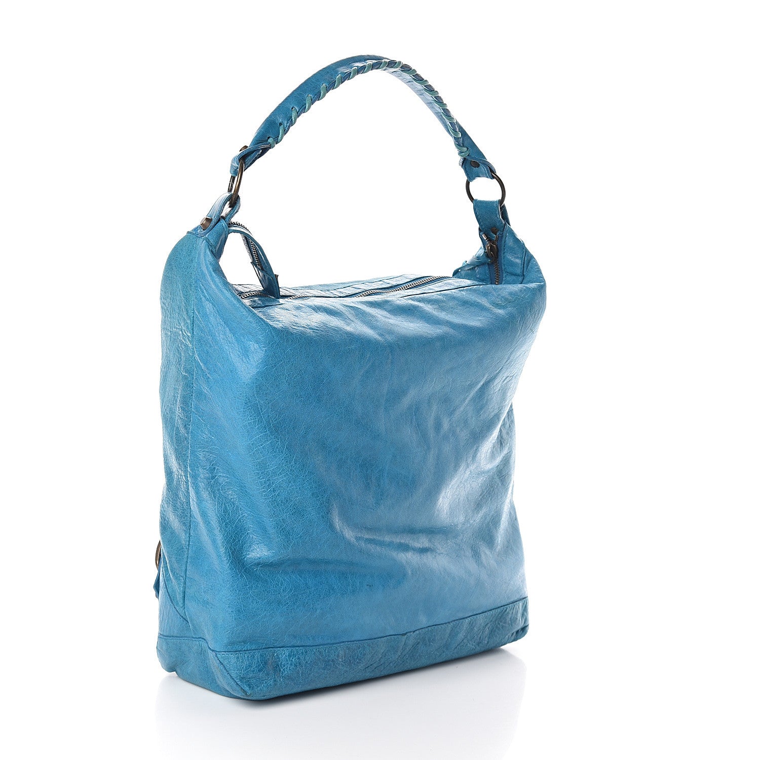 Balenciaga Agneau Classic Hardware Day Hobo Aquamarine 2 of 8