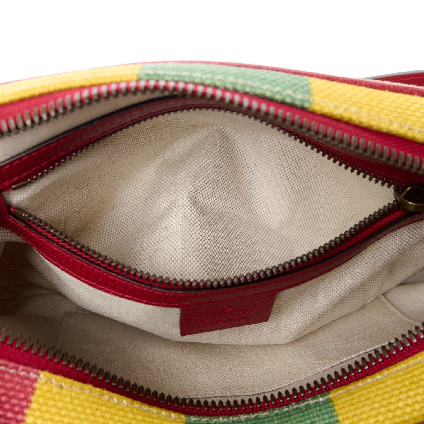 Canvas Marley Stripe Script Logo Gucci Belt Bag 80 32 Multicolor