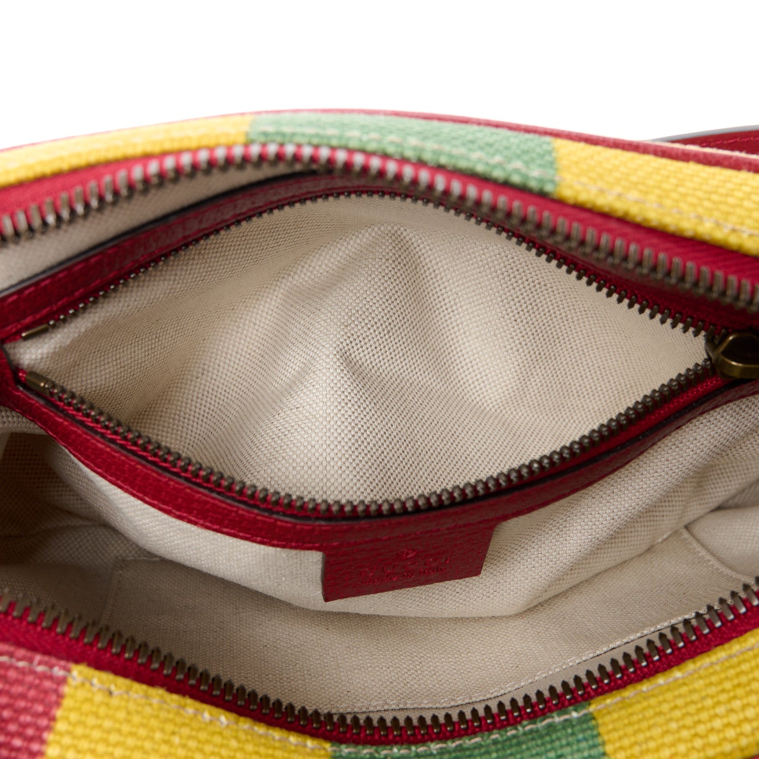 Gucci Canvas Marley Stripe Script Logo Gucci Belt Bag 80 32 Multicolor 6 of 16