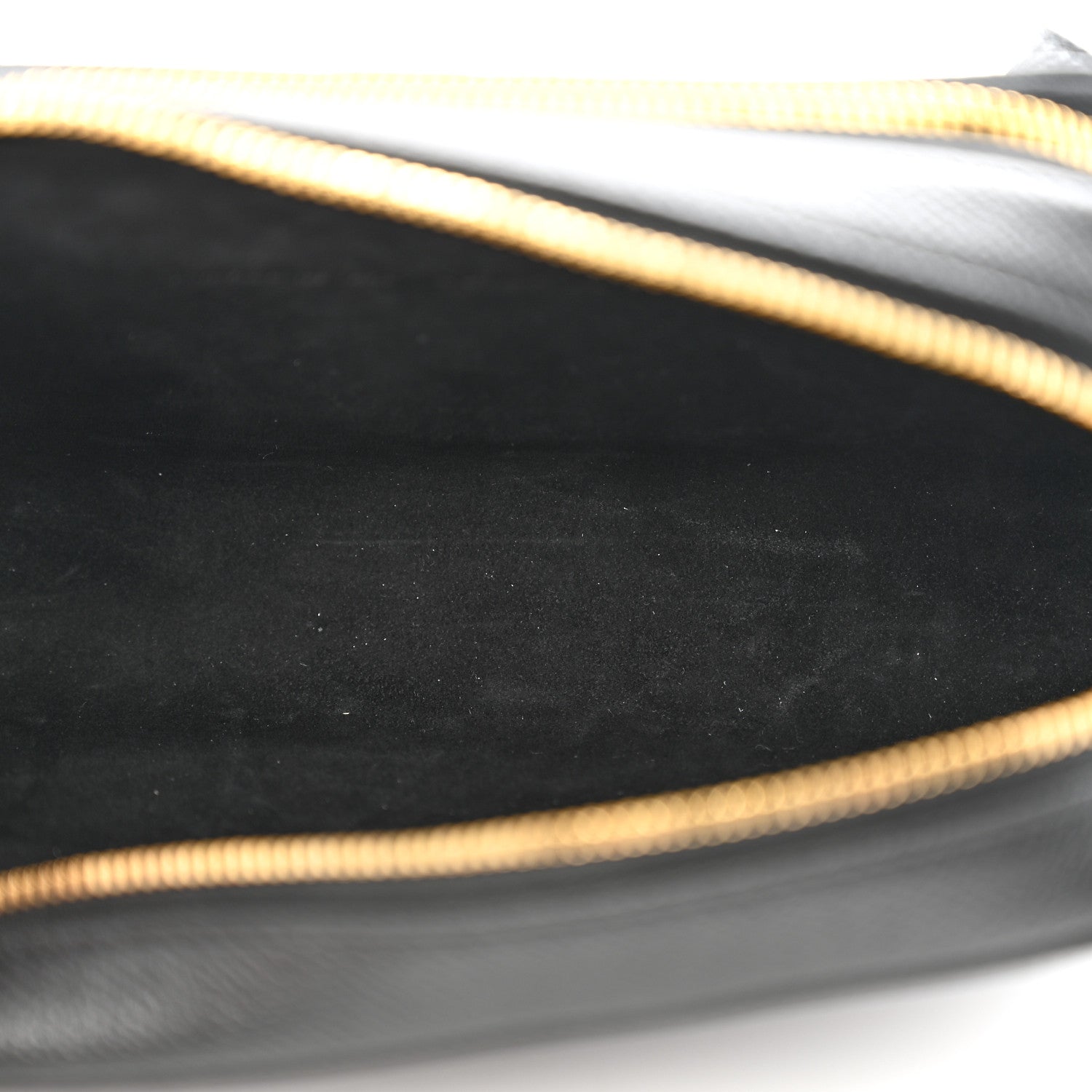 Christian Dior Grained Calfskin Caro Double Pouch Black 5 of 10