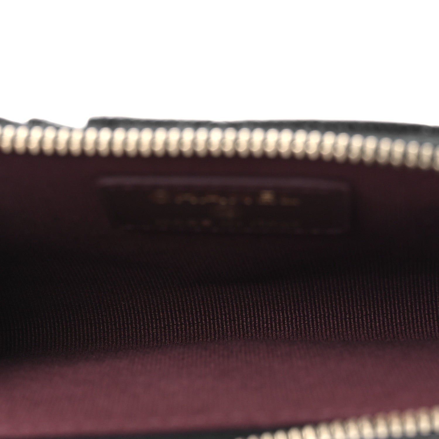 Chanel Caviar Quilted CC Zip Around Card Holder Black 5 of 9