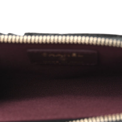 Chanel Caviar Quilted CC Zip Around Card Holder Black 5 of 9