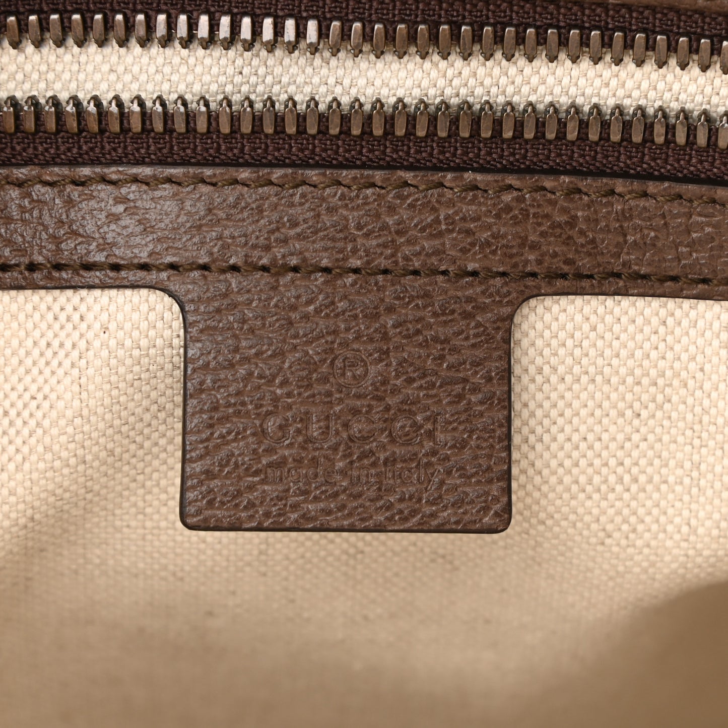 GG Supreme Monogram Web Small Ophidia Messenger Bag Brown