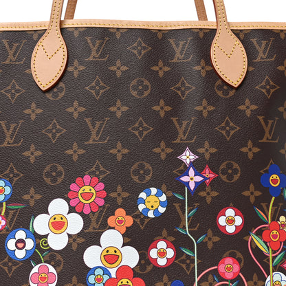 Louis Vuitton LV X TM Monogram Flowers Neverfull MM 7 of 9