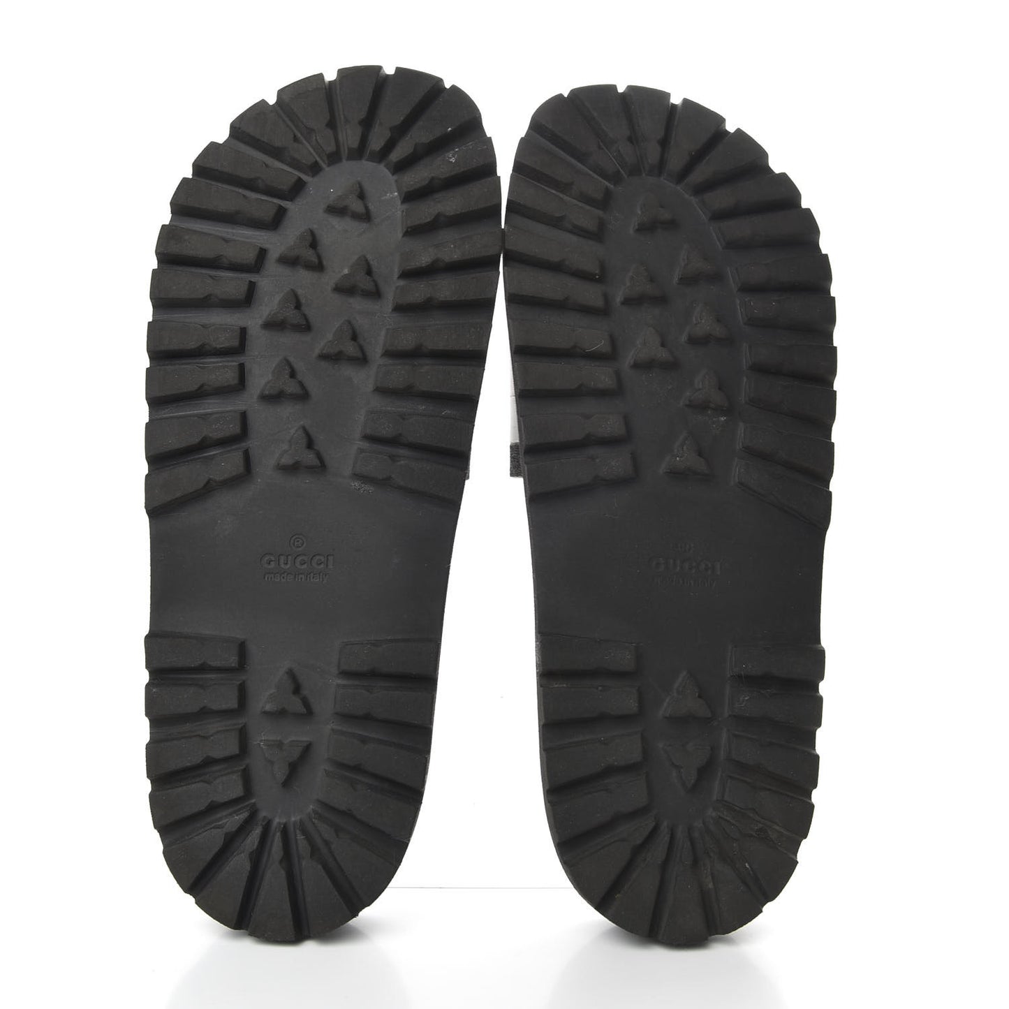 Rubber Web Mens Lug Sole Slide Sandals 12 Black Green Red