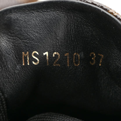 Louis Vuitton Patent Monogram Frontrow Sneakers 37 8 of 9