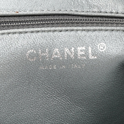 Chanel Metallic Lambskin Quilted Timeless Clutch Silver 6 of 8