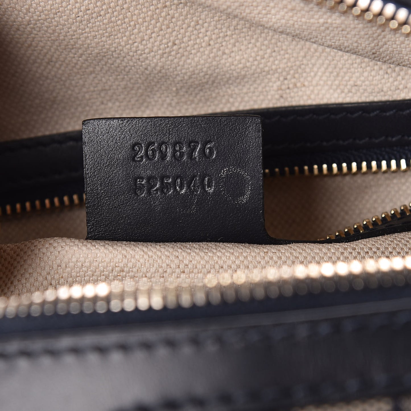 Monogram Vintage Web Small Boston Navy