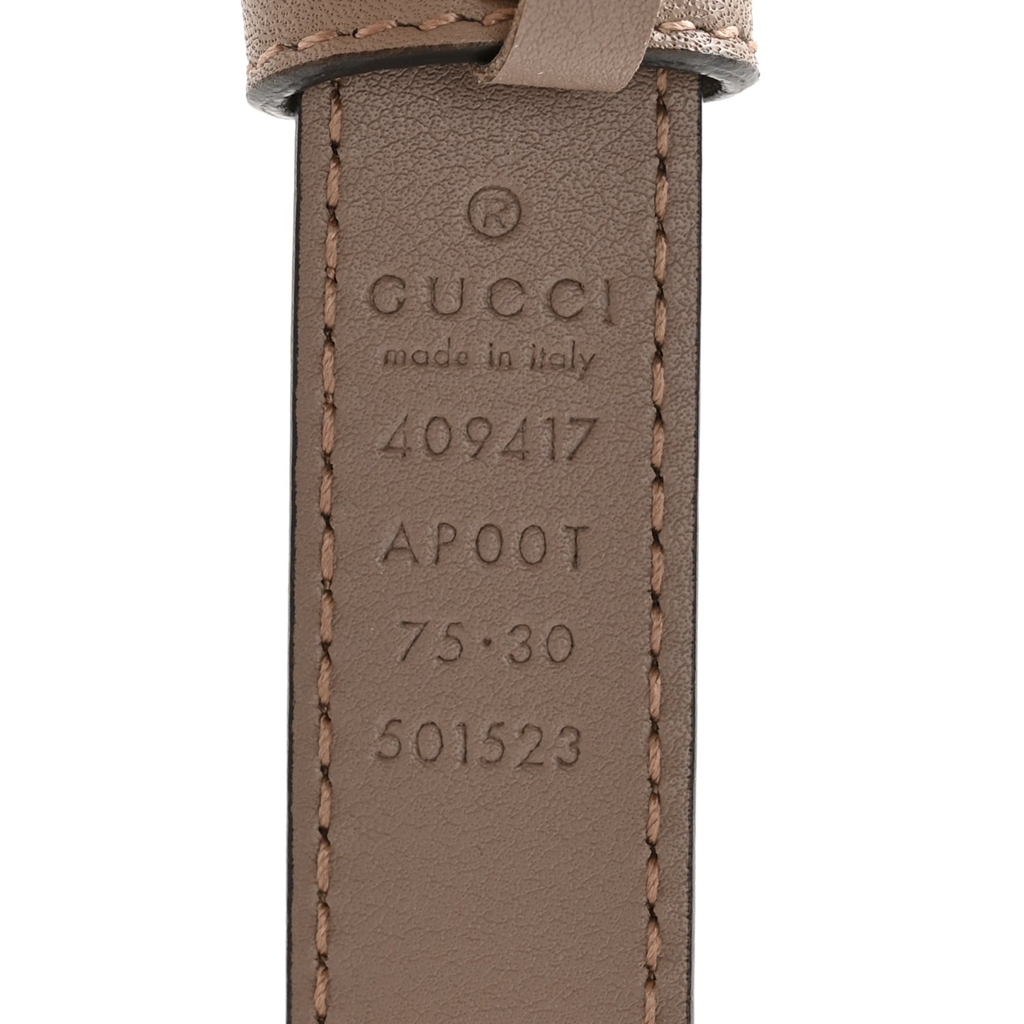 Calfskin Double G 20mm Belt 75 30 Porcelain Rose