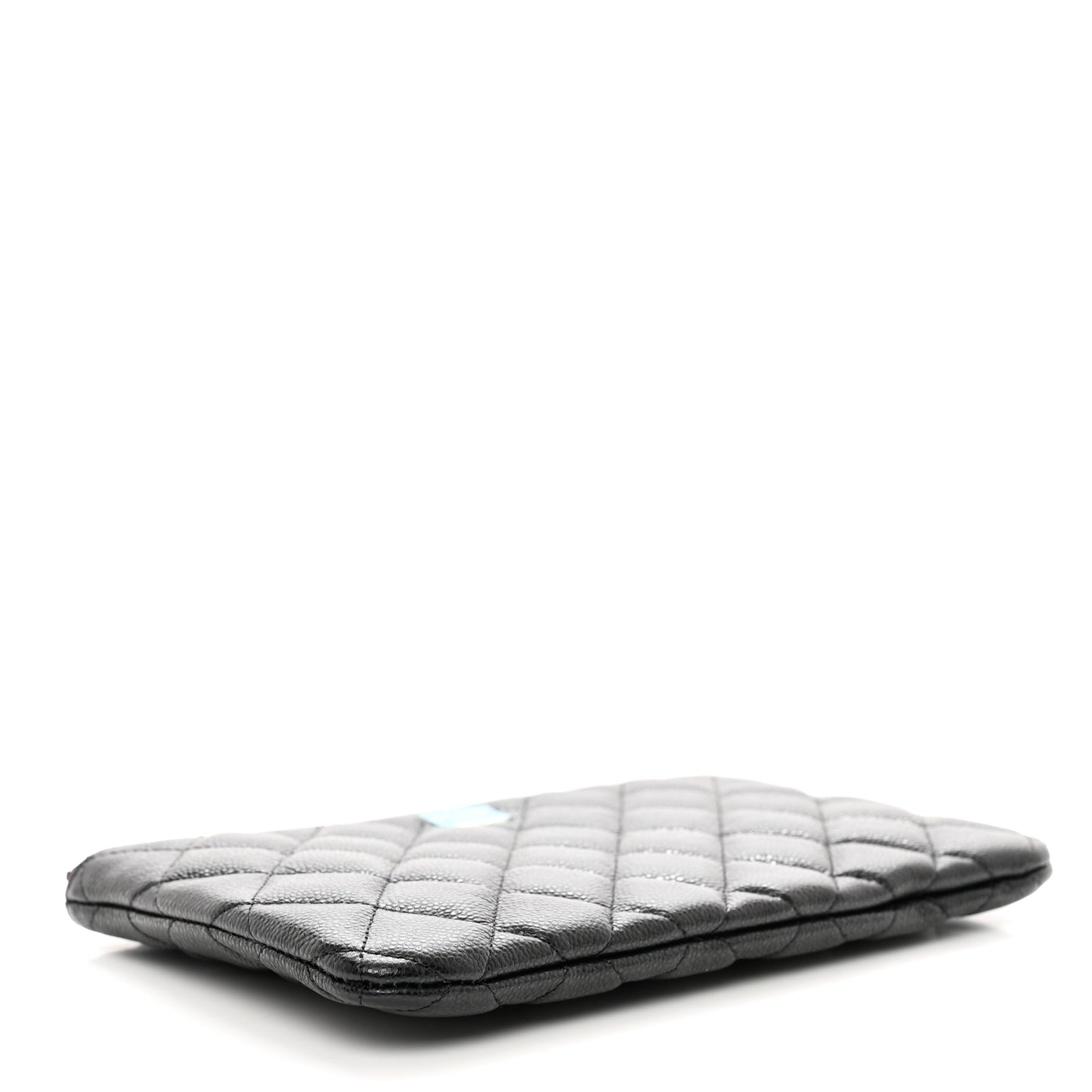 Caviar Quilted Cosmetic Case Black