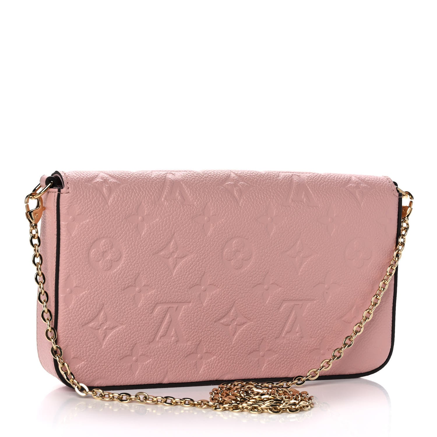 Louis Vuitton Empreinte Pochette Felicie Chain Wallet Rose Poudre 4 of 13