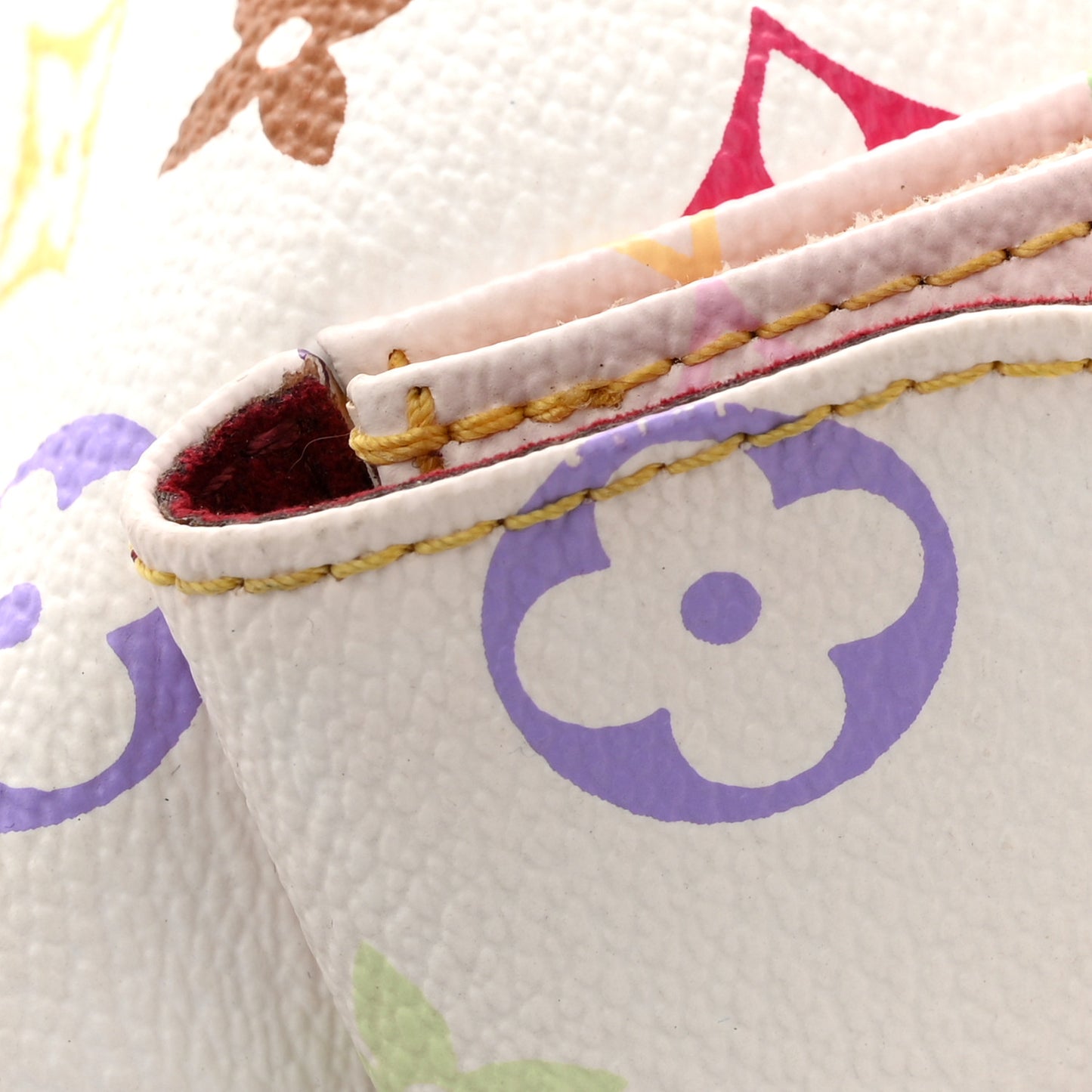 Monogram Multicolor Petit Noe White