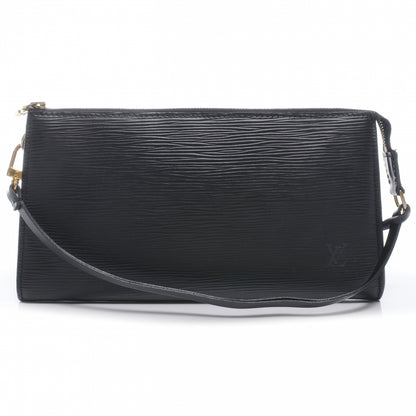 Louis Vuitton Epi Pochette Accessories 24 Black 1 of 7