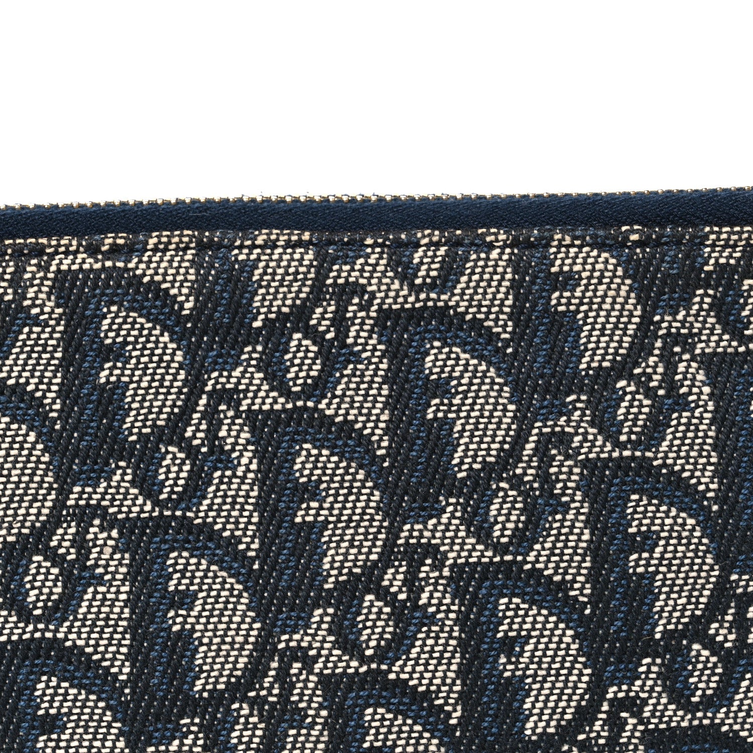 Christian Dior Monogram Mini Saddle Pochette Navy 7 of 9