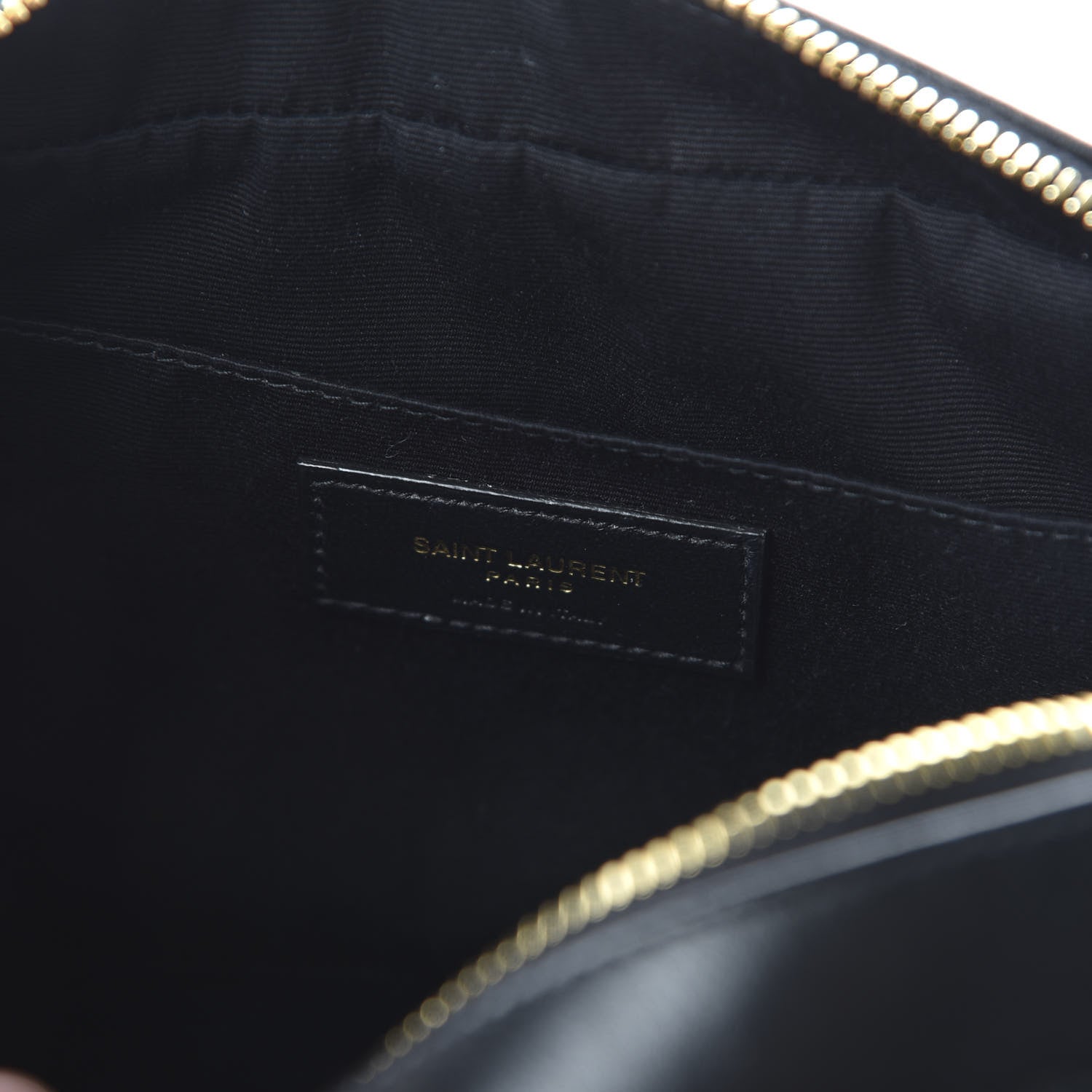 Saint Laurent Calfskin Matelasse Monogram Lou Camera Bag Black 7 of 8