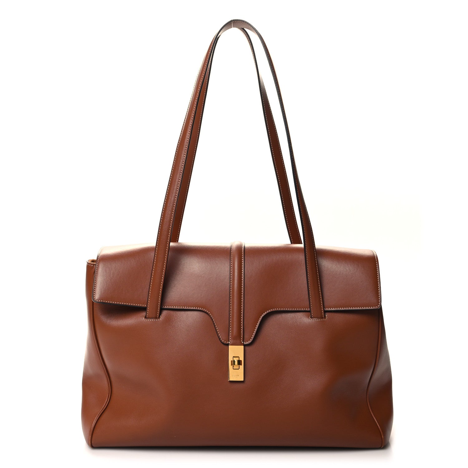 Celine Calfskin Large Soft 16 Bag Tan 1 of 12