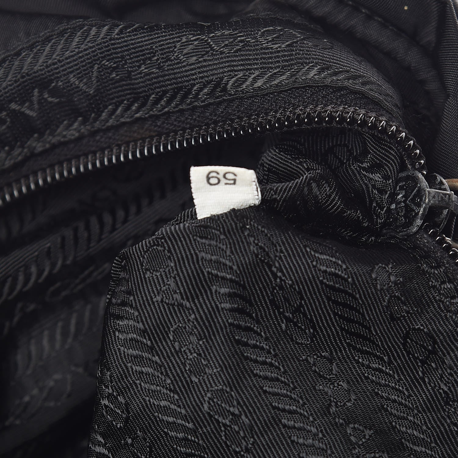 Prada Nylon Vela Medium Backpack Black 7 of 9