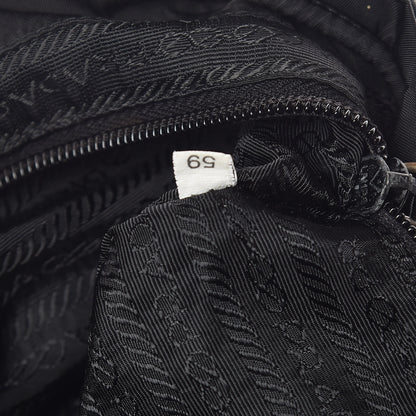 Prada Nylon Vela Medium Backpack Black 7 of 9