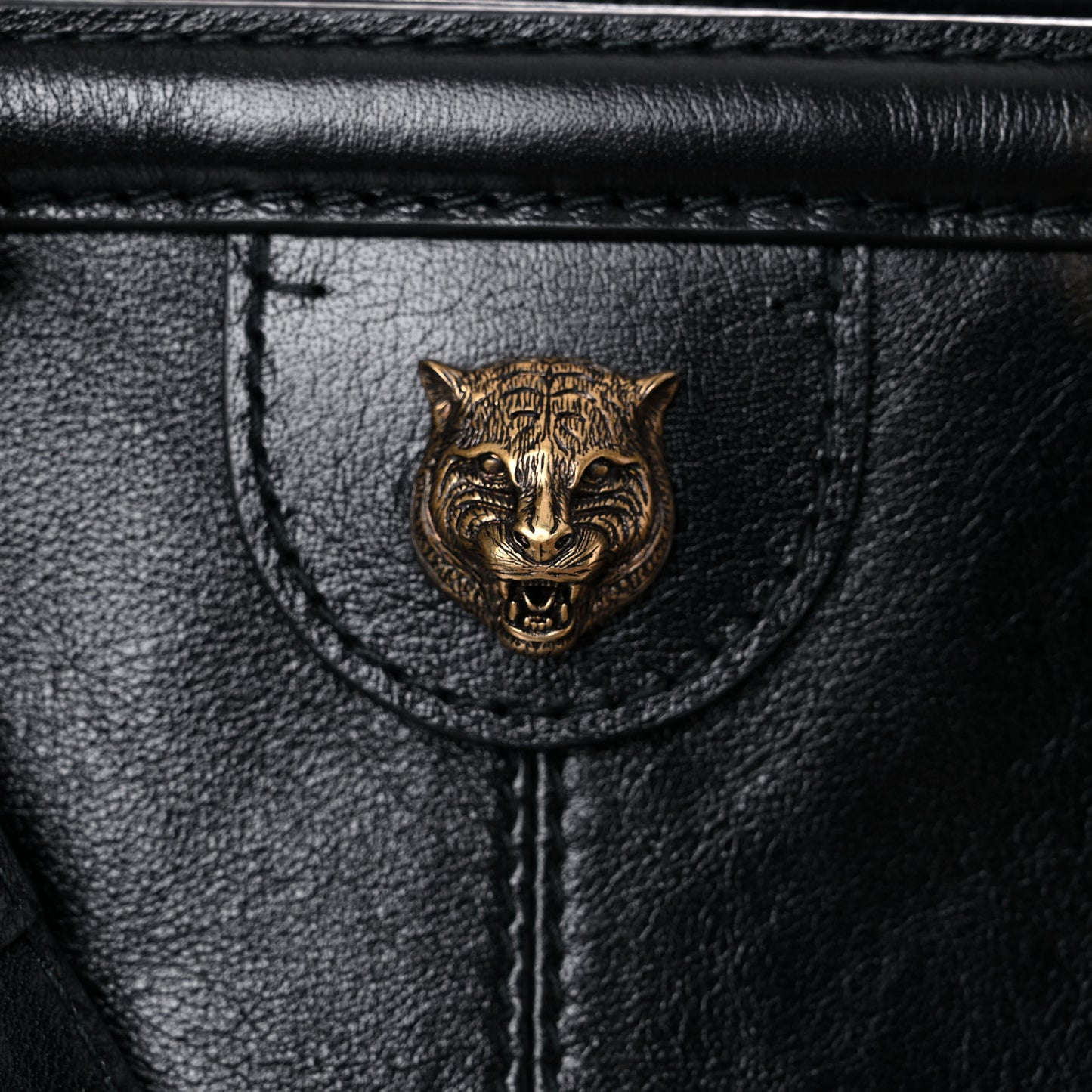 Calfskin Medium Re(Belle) Top Handle Bag Black