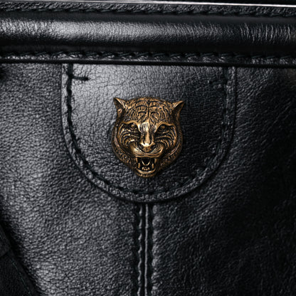 Gucci Calfskin Medium Re(Belle) Top Handle Bag Black 13 of 14