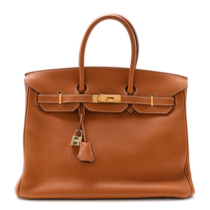 Hermes Togo Birkin 35 Gold 1 of 14