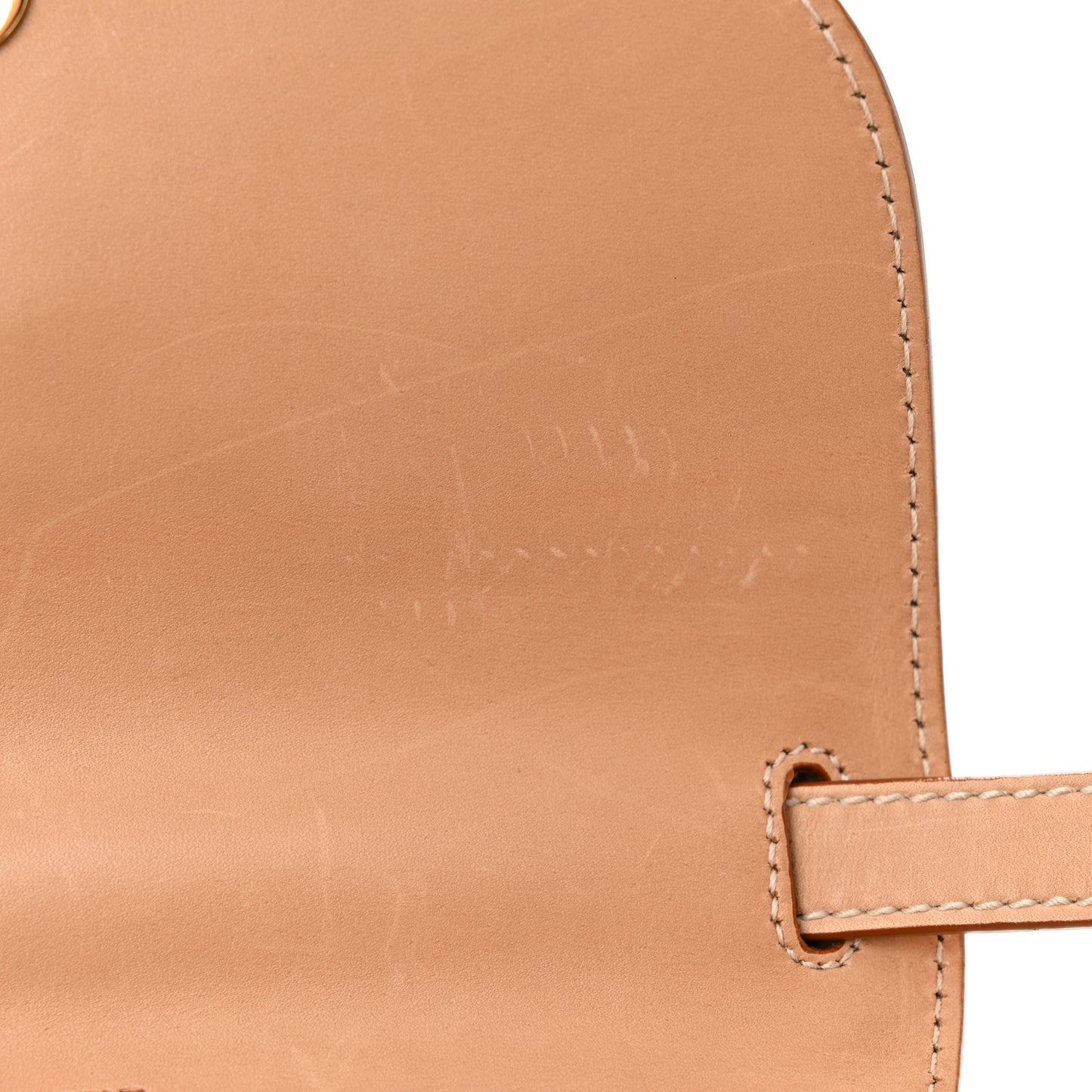 Smooth Calfskin Cotton Canvas Small Kaia Satchel Natural Beige