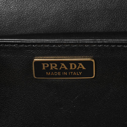 Prada Velvet City Calfskin Cahier Bag Black 6 of 8