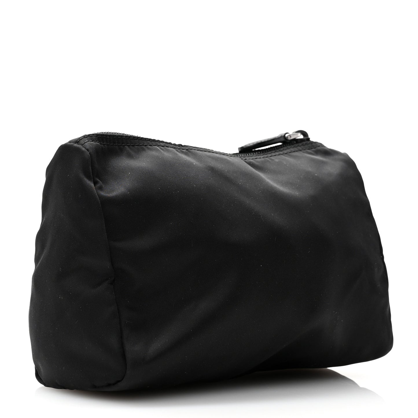 Nylon Tessuto Cosmetic Pouch Black