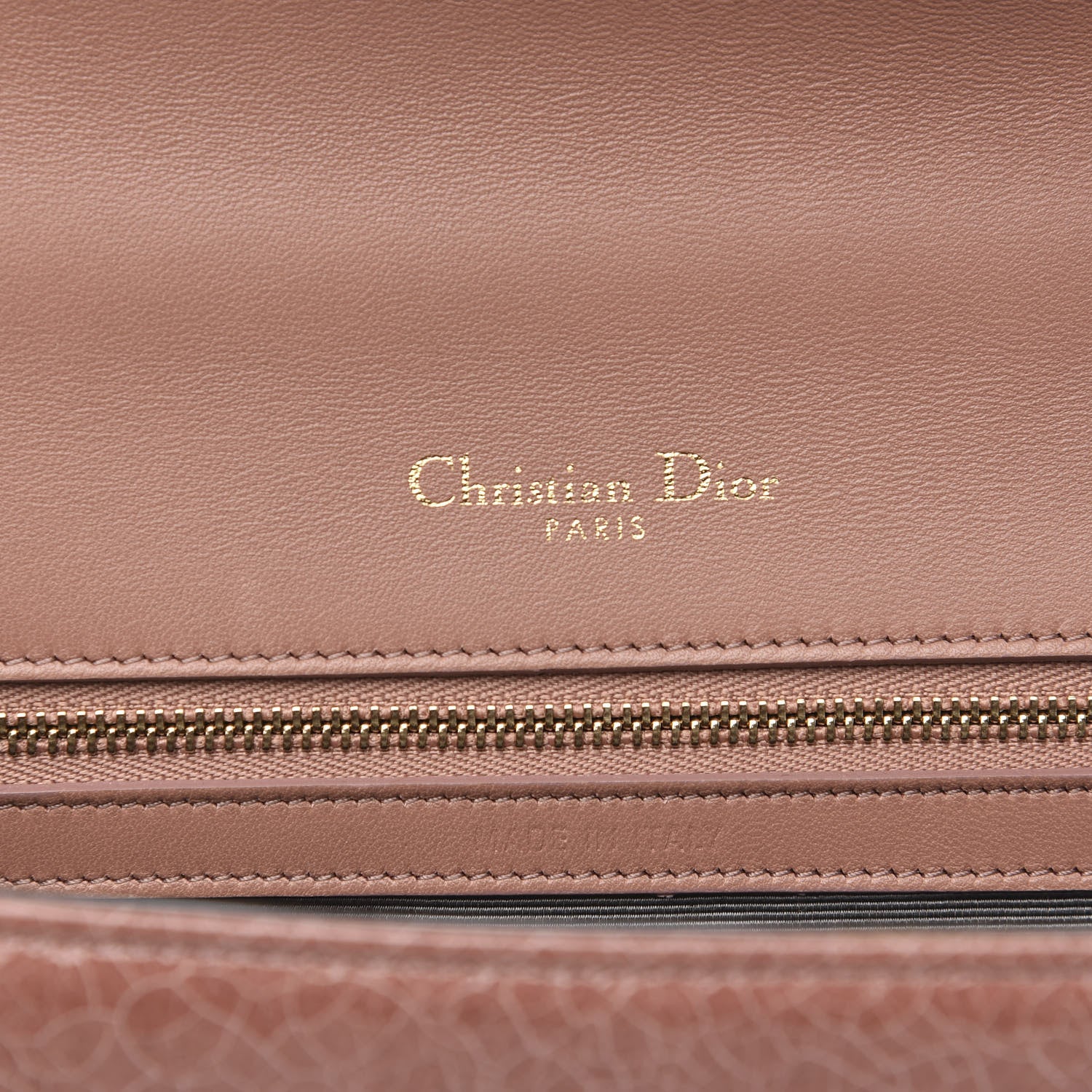 Christian Dior Ceramic Effect Deerskin Medium Diorama Flap Bag Dark Petal 5 of 7