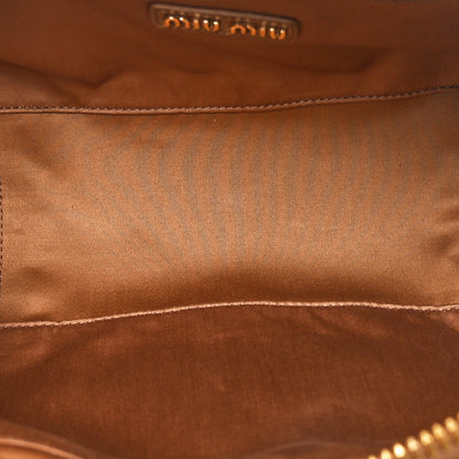Miu Miu Nappa Matelasse Large Arcadie Top Handle Bag Caramel 5 of 9