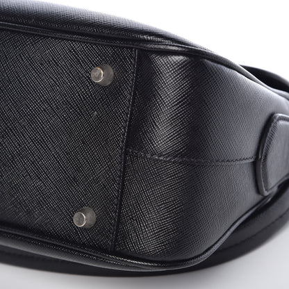 Prada Saffiano Lux Small Shoulder Bag Black 9 of 11