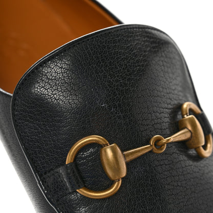 Gucci Goatskin Mens Horsebit Loafers 10 Black 9 of 12